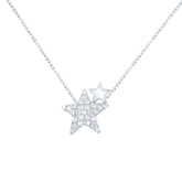 1/3CTW-DIA ANA M FASHION STAR NECKLACE (18 INCH)